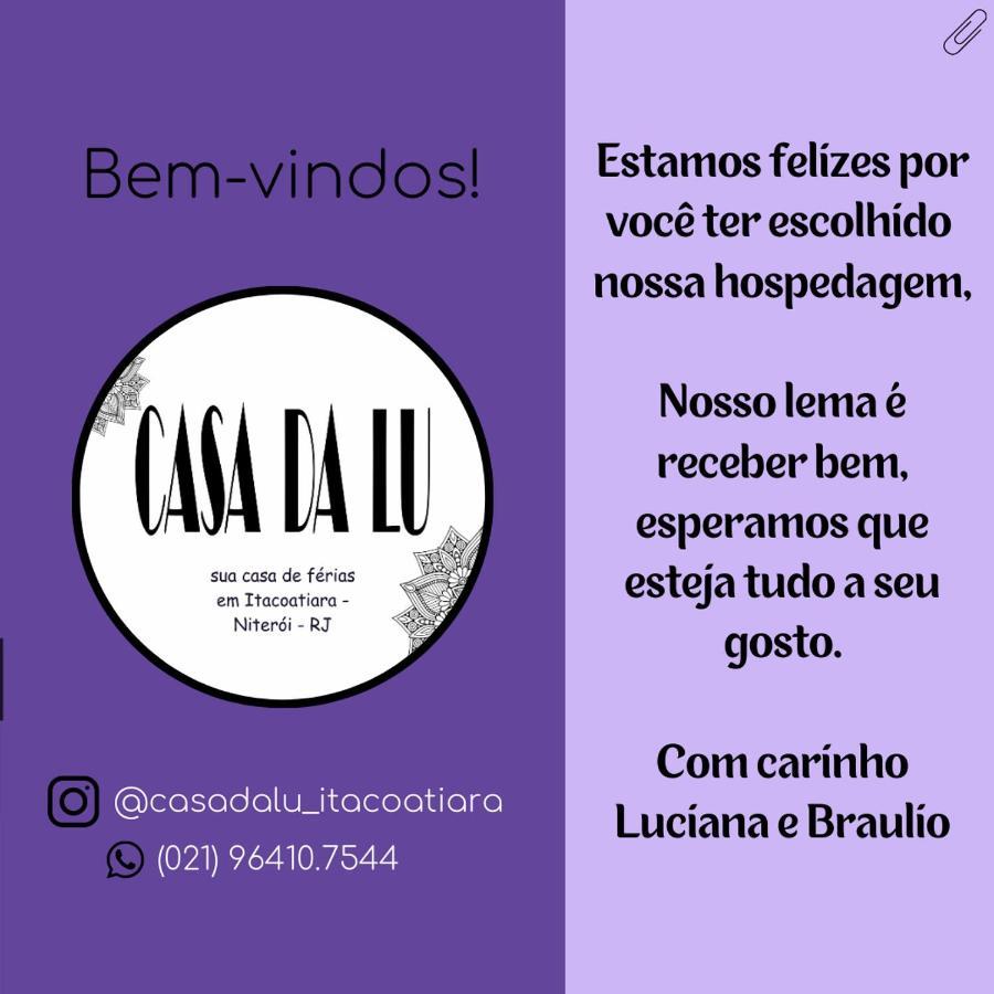 Casa Da Lu Itacoatiara -Apartamento Costao 尼泰罗伊 外观 照片